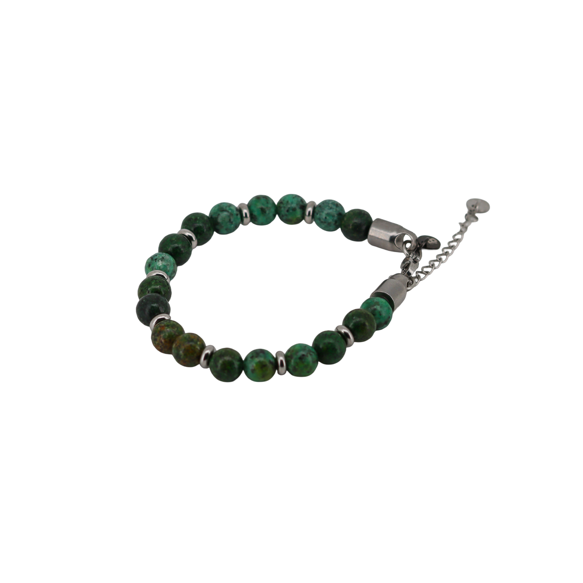 Culann Beaded African Pine Stone Bracelet