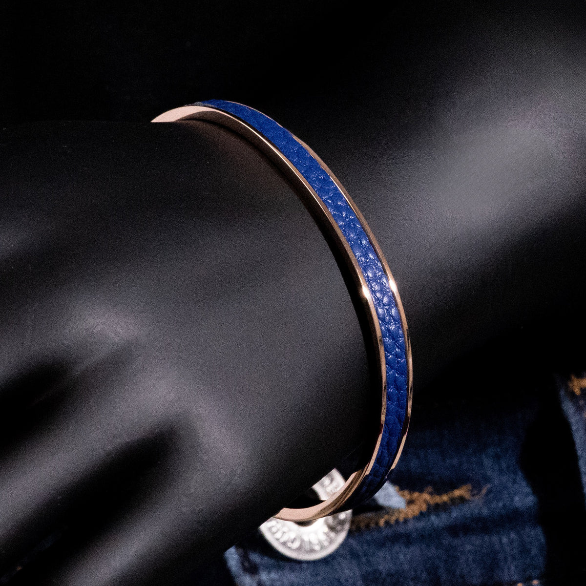 Joab Stainless Steel & Leather Cuff