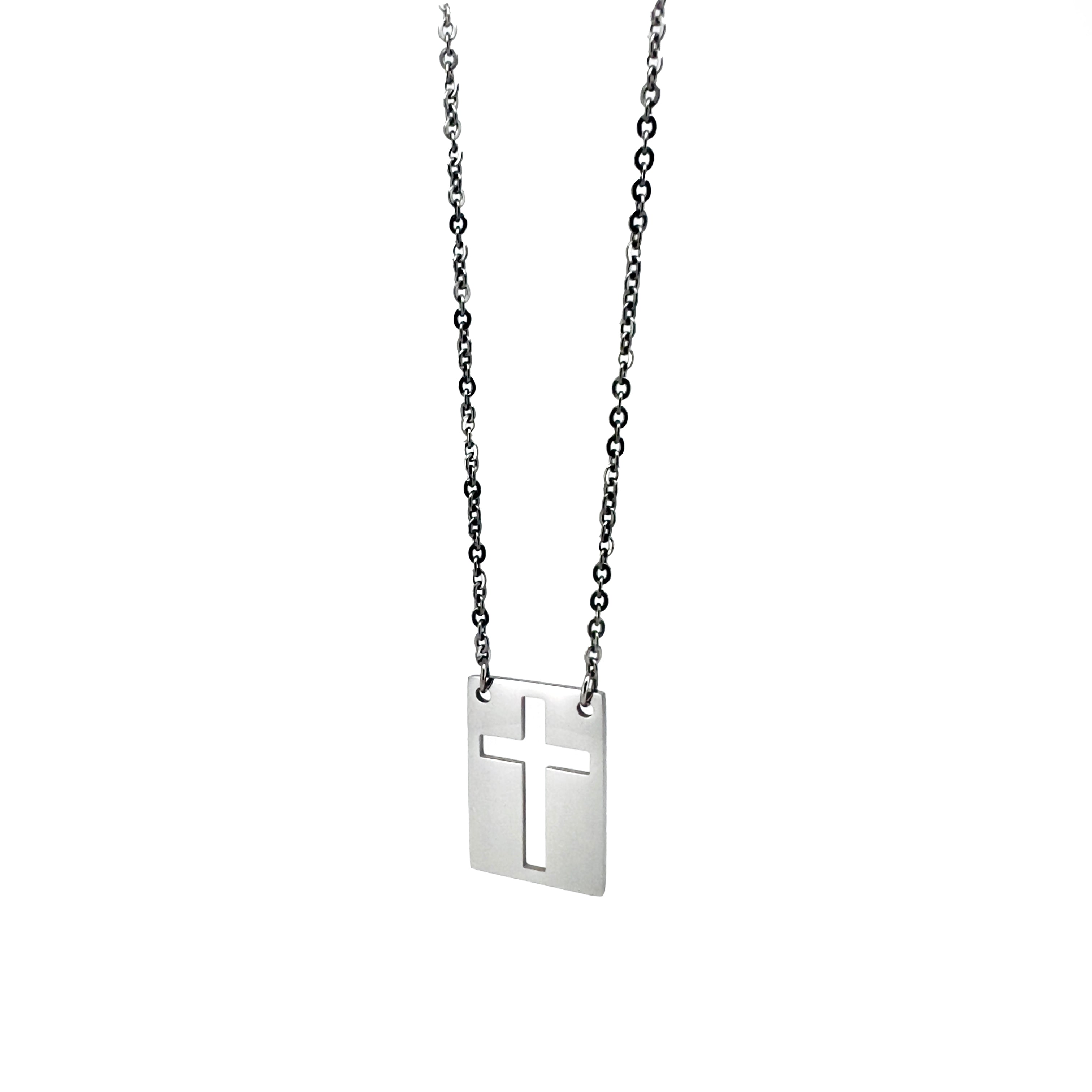 Makaiden Stainless Steel Chain Necklace with Symbolic Pendant