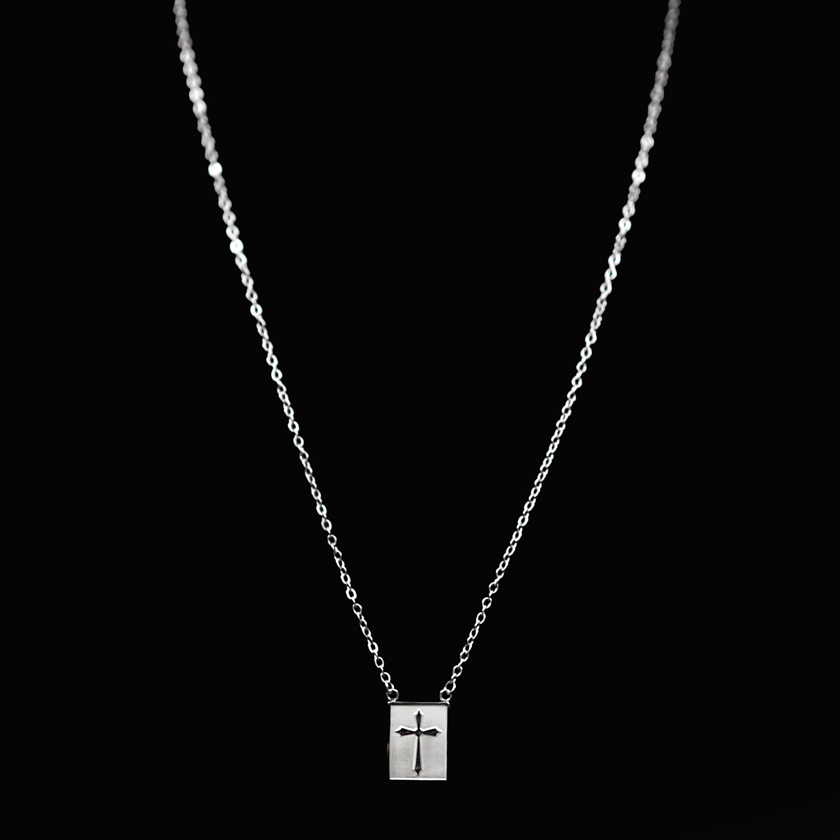 Hector Stainless Steel Chain Necklace with Symbolic Pendant