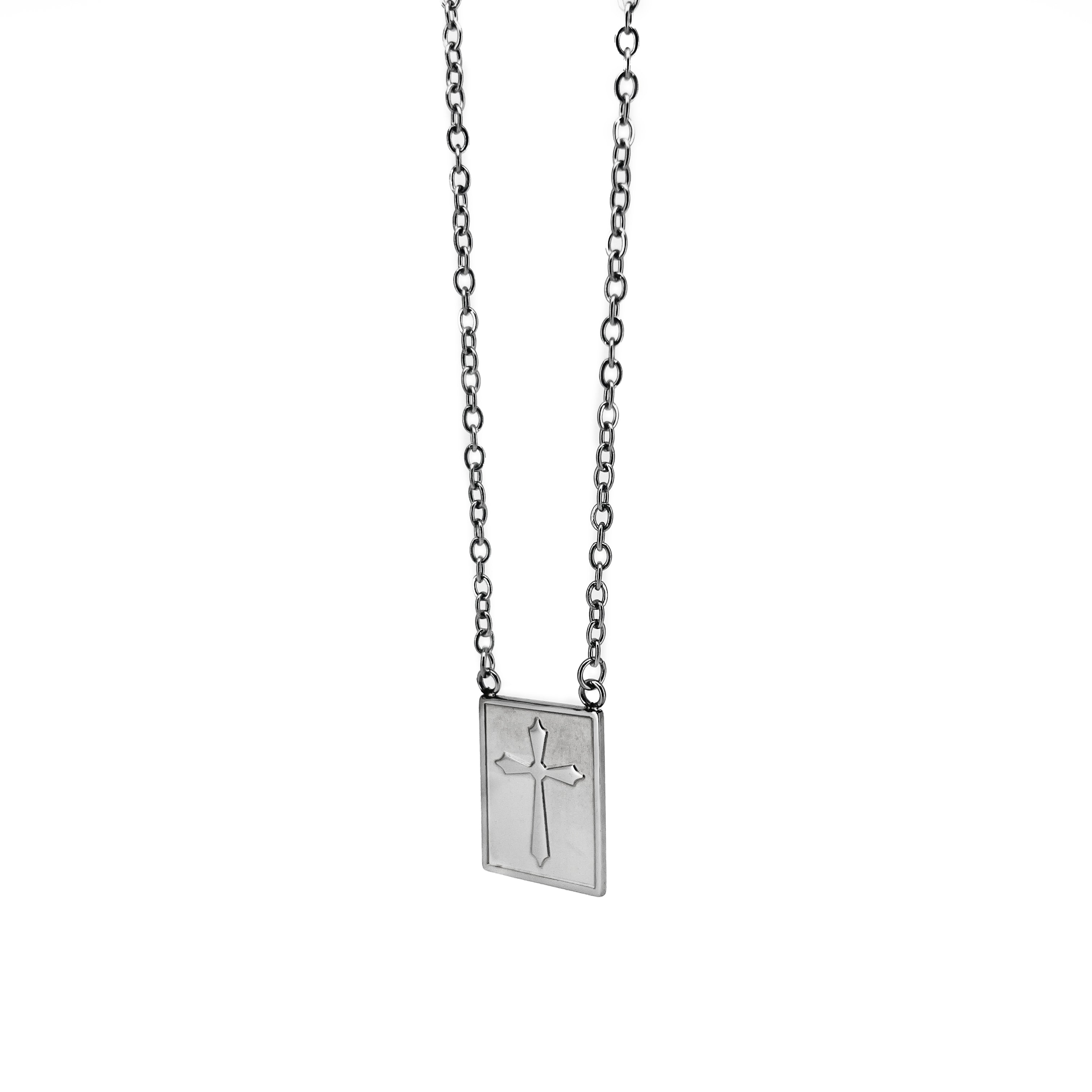 Hector Stainless Steel Chain Necklace with Symbolic Pendant