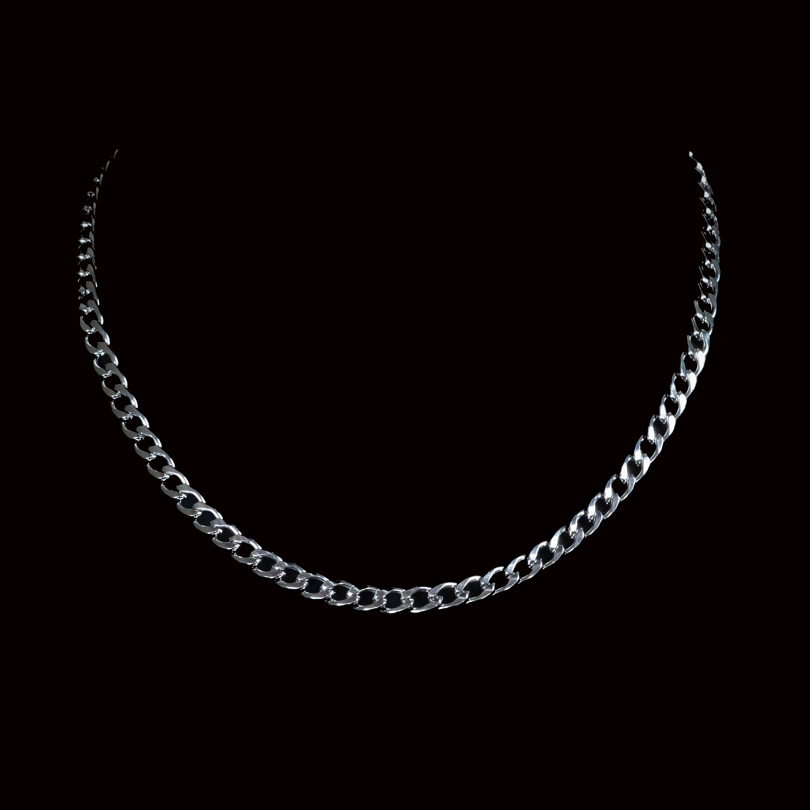 Flemyng Stainless Steel Curb Chain Necklace