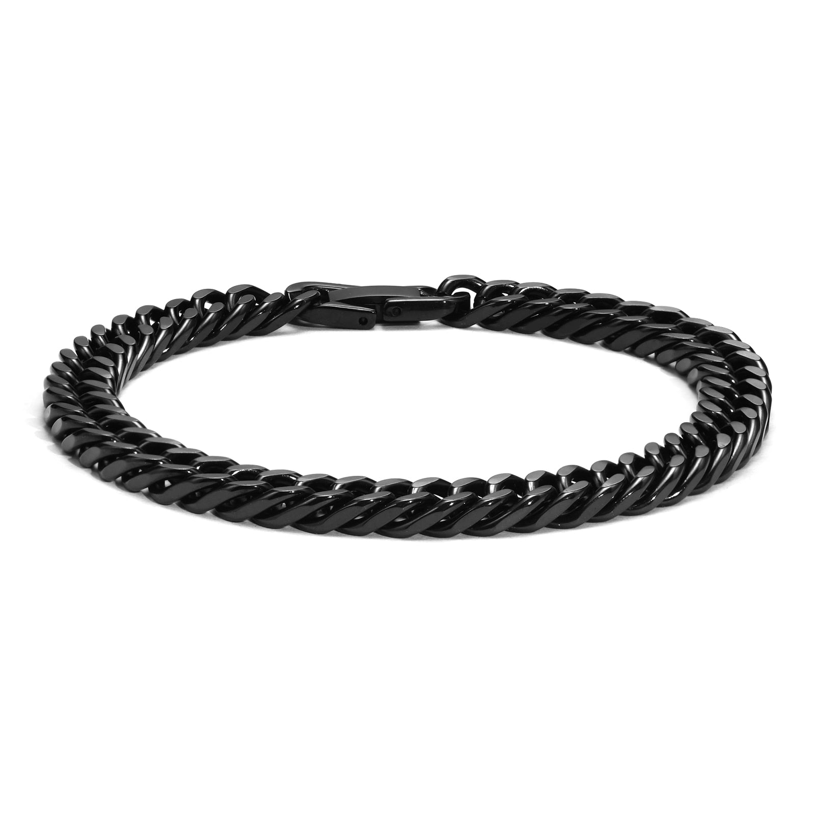 Cordovan Curb Chain Bracelet