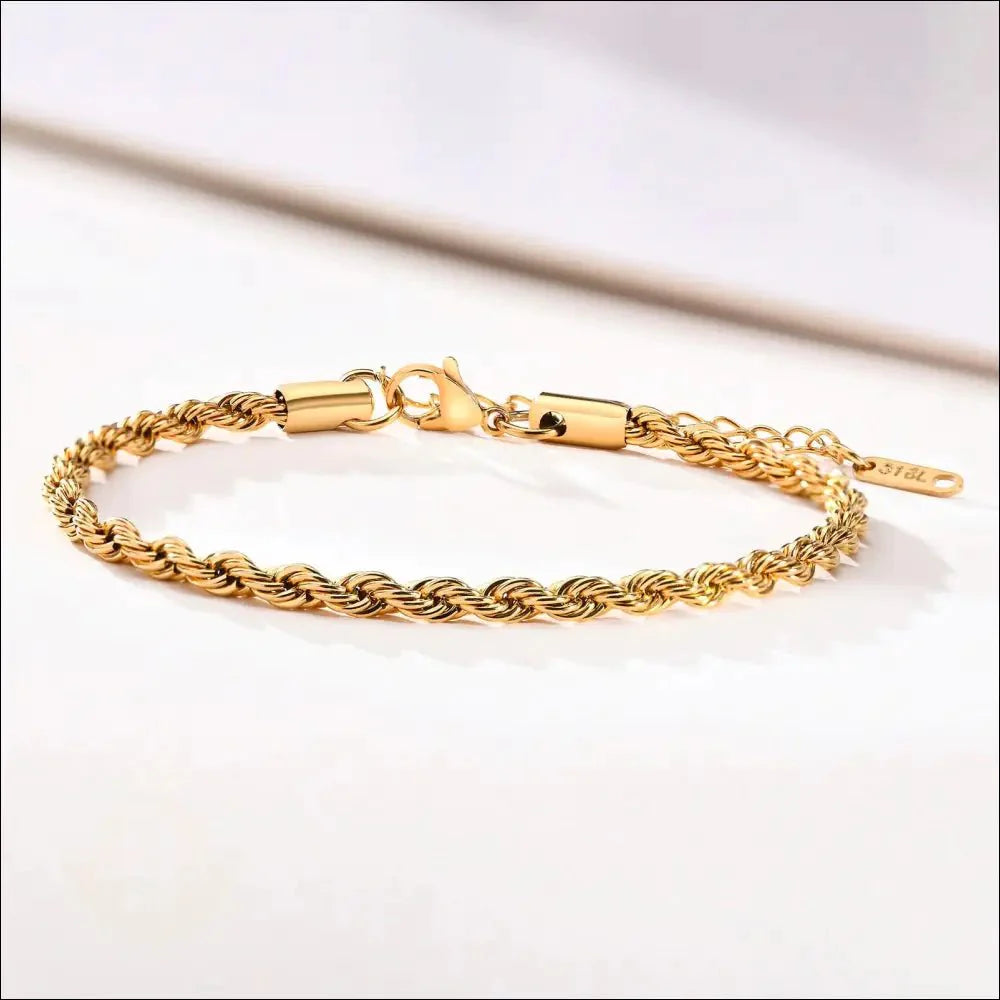 Aron Rope Chain Bracelet
