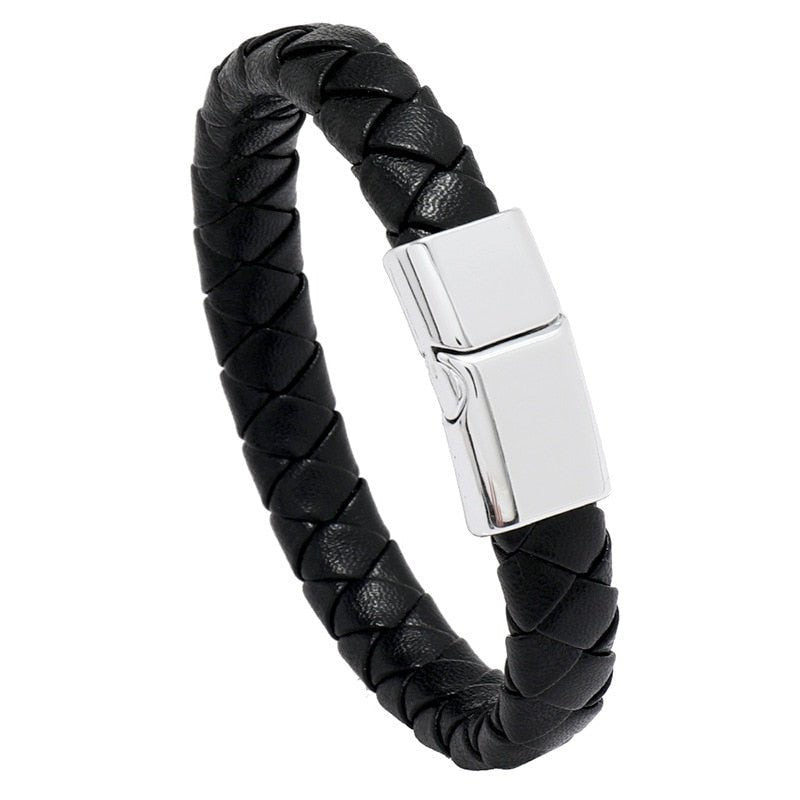 Malik Braided Leather Bracelet
