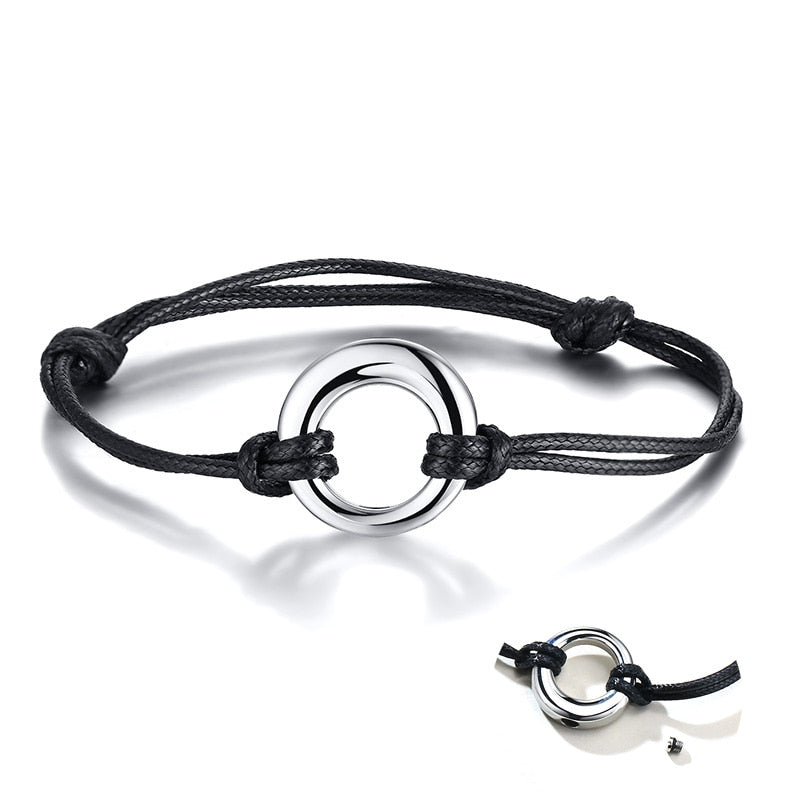 Leandro Circle of Life Leather Bracelet