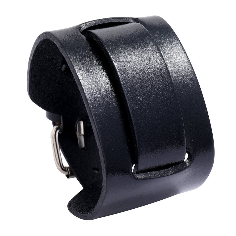 Tamascio Javier Leather Cuff Bracelet