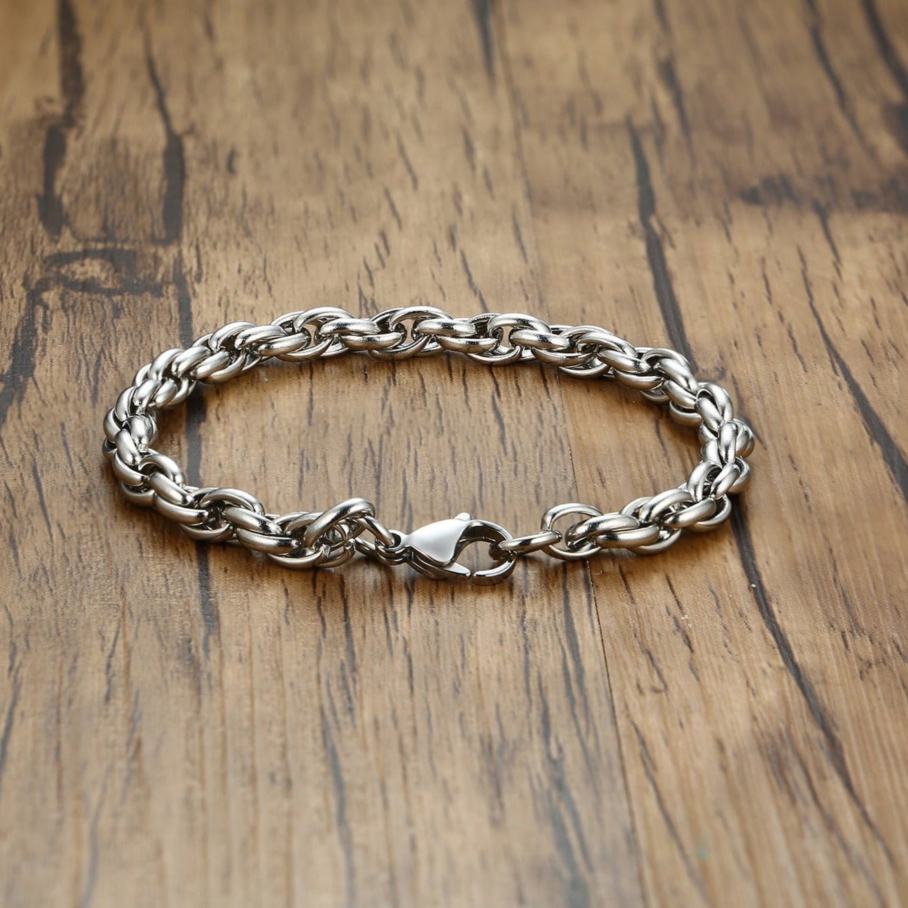 Cladio Twisted Rope Chain Bracelet