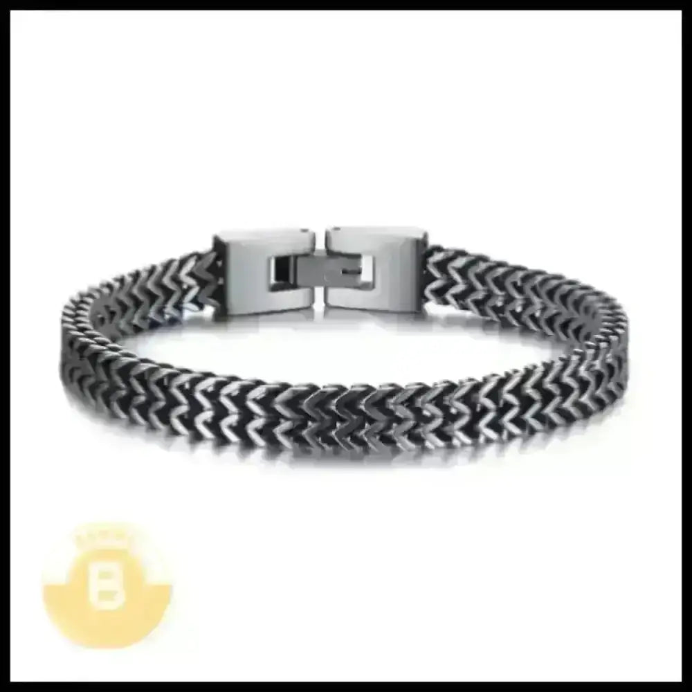 Bedwyr Stainless Steel Foxtail Bracelet - BERML BY DESIGN JEWELRY FOR MEN
