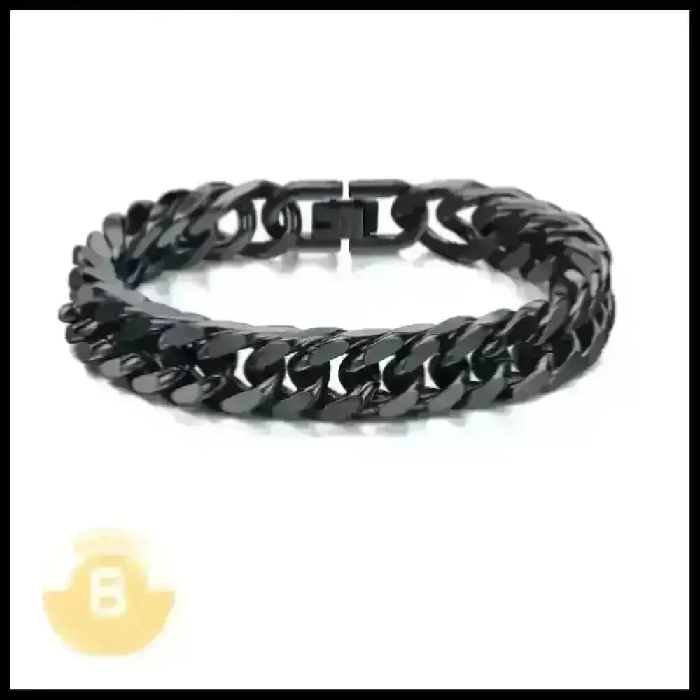 Casimiro Stainless Steel Cuban Chain Bracelet - BERML BY DESIGN JEWELRY FOR MEN