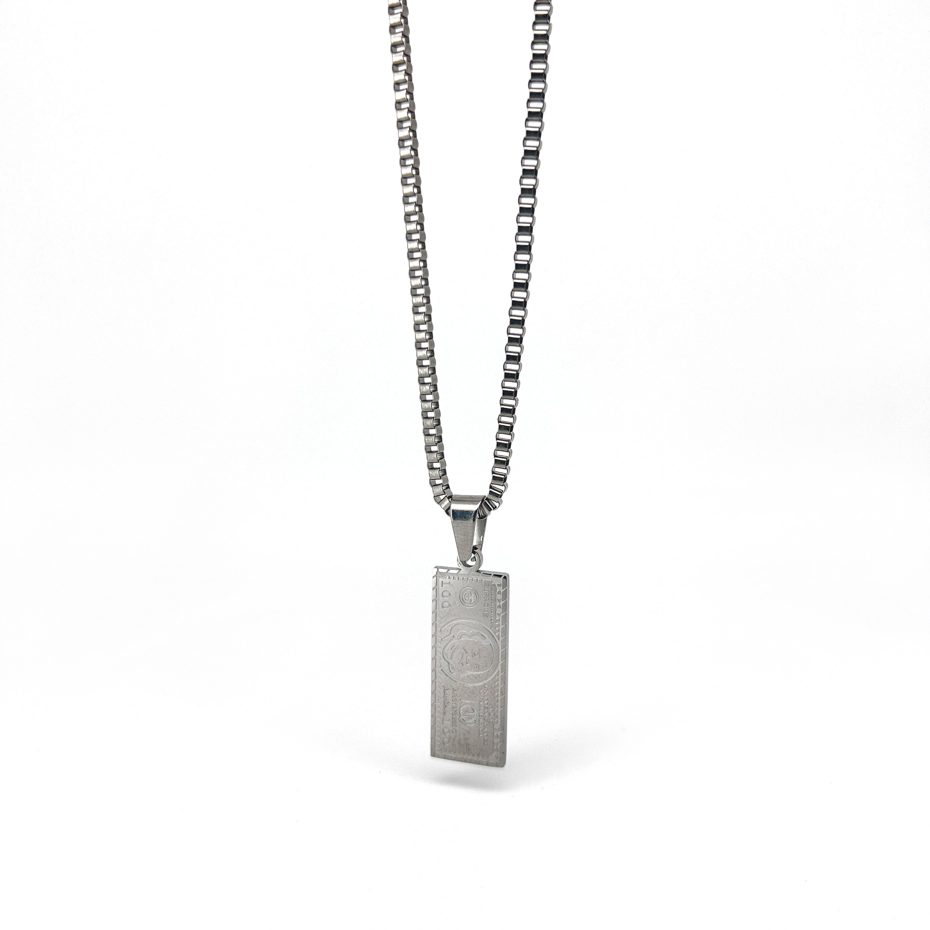 Estiban Box Chain with $100 Pendant