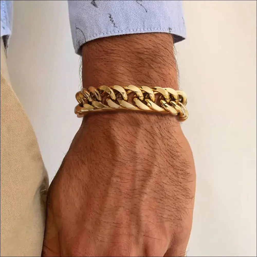 Jeremiah Cuban Chain Bracelet