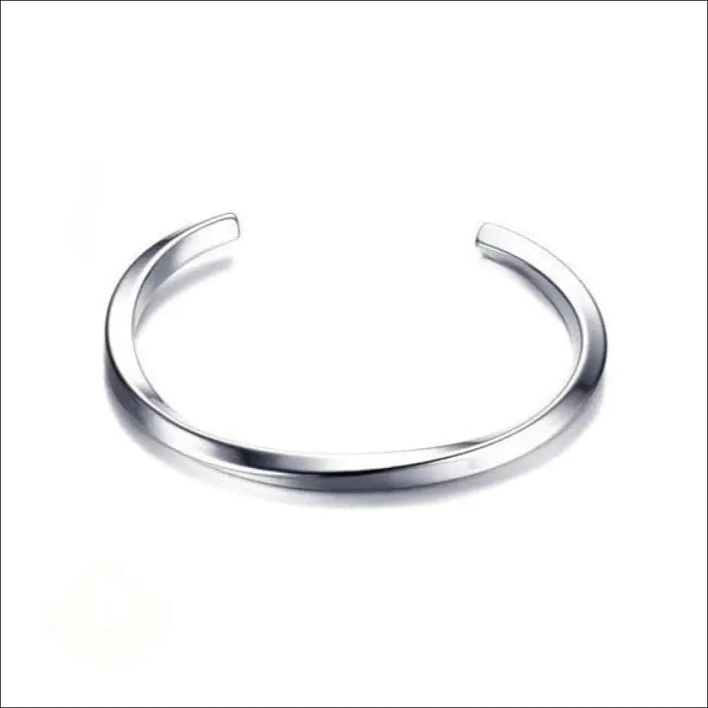 Ugolino Twisted Stainless Steel Cuff